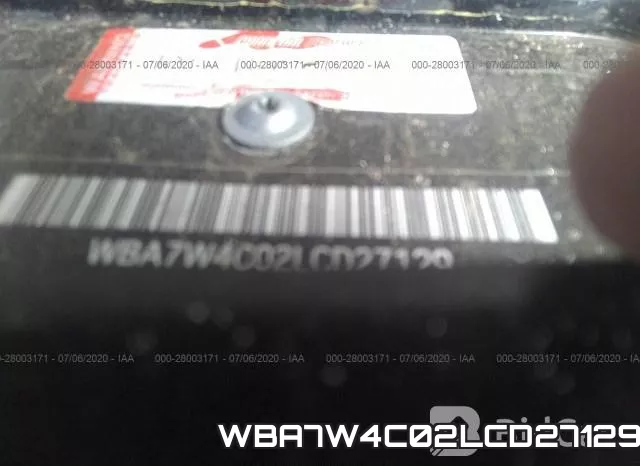 WBA7W4C02LCD27129 фото 10