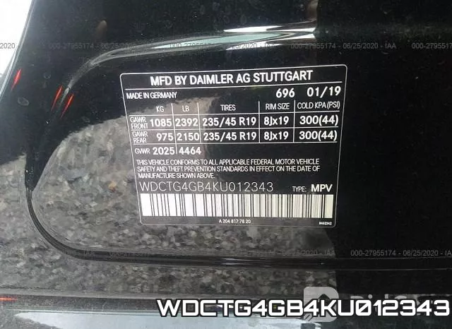 WDCTG4GB4KU012343 фото 10