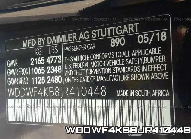 WDDWF4KB8JR410448 фото 10