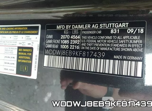 WDDWJ8EB9KF817439 фото 10