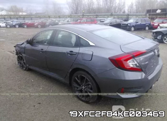 19XFC2F84KE003469 фото 4