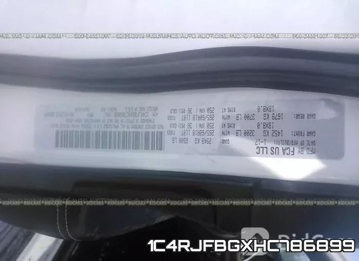 1C4RJFBGXHC786899 фото 10