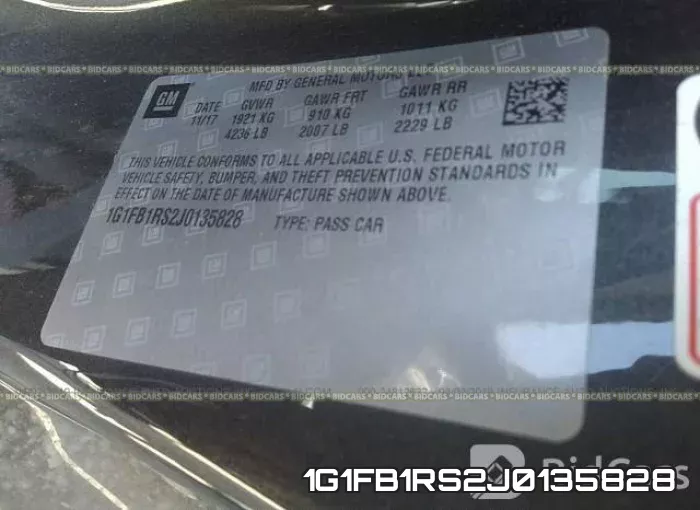 1G1FB1RS2J0135828 фото 10