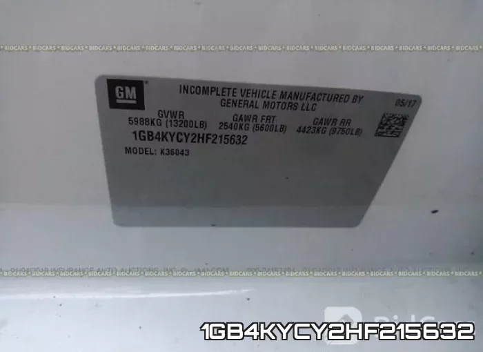 1GB4KYCY2HF215632 фото 10