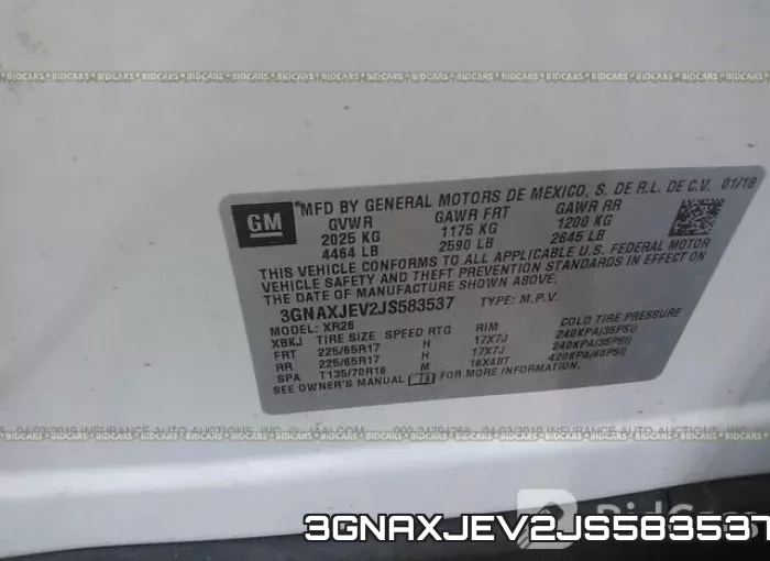3GNAXJEV2JS583537 фото 10