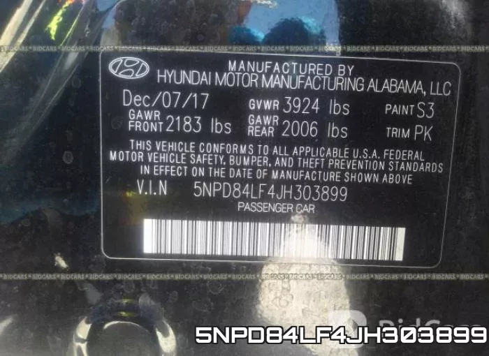 5NPD84LF4JH303899 фото 10