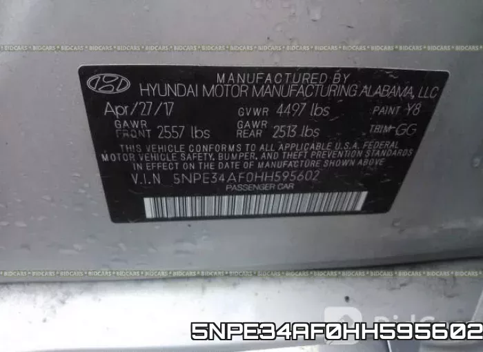 5NPE34AF0HH595602 фото 10