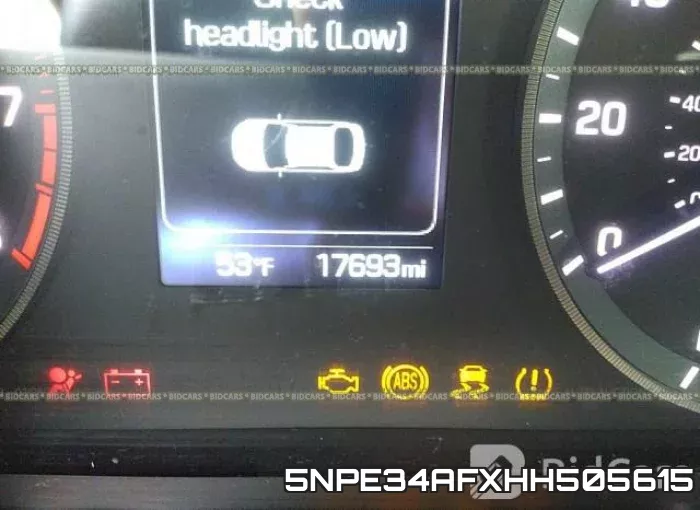 5NPE34AFXHH505615 фото 8