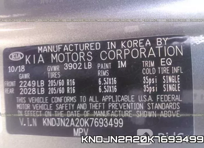 KNDJN2A20K7693499 фото 10