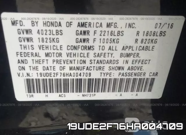 19UDE2F76HA004709 фото 10