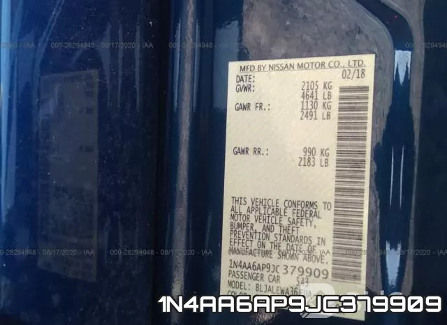 1N4AA6AP9JC379909 фото 10