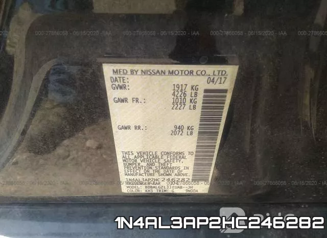 1N4AL3AP2HC246282 фото 10