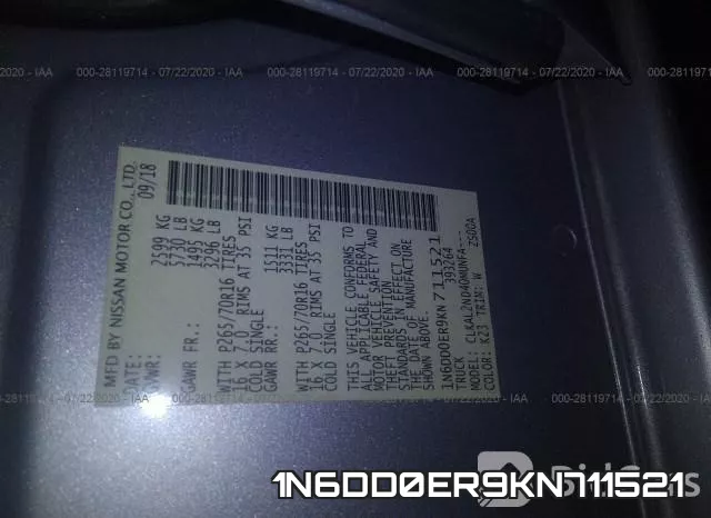 1N6DD0ER9KN711521 фото 10