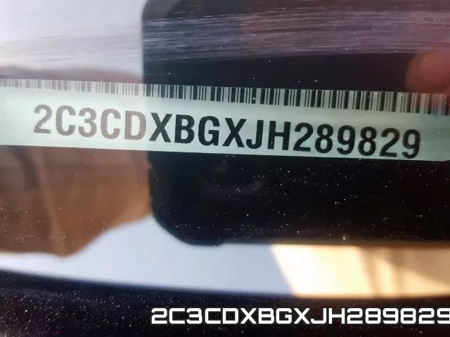 2C3CDXBGXJH289829 фото 2