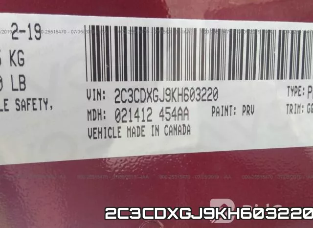 2C3CDXGJ9KH603220 фото 10