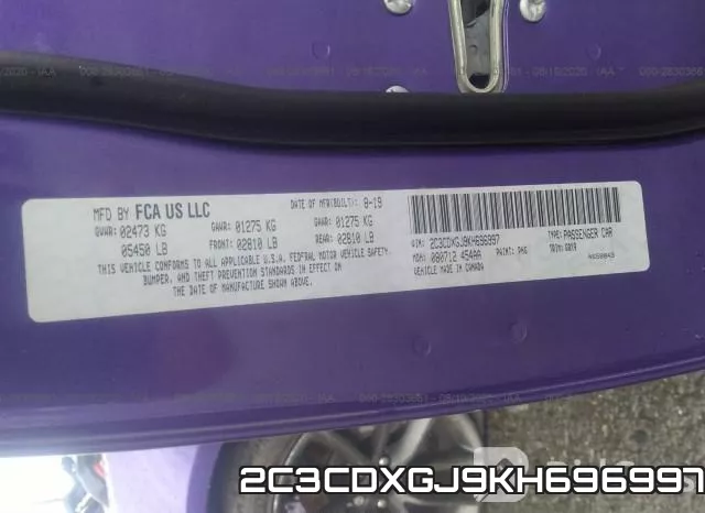 2C3CDXGJ9KH696997 фото 10