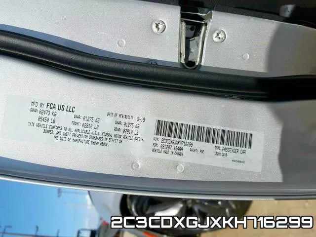 2C3CDXGJXKH716299 фото 2