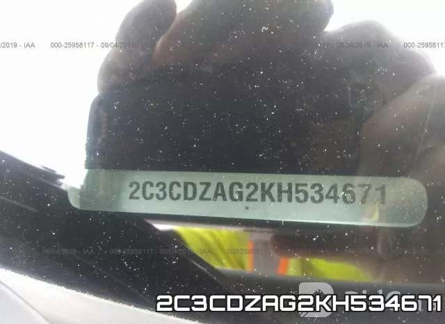 2C3CDZAG2KH534671 фото 10