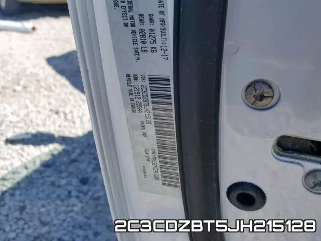 2C3CDZBT5JH215128 фото 2