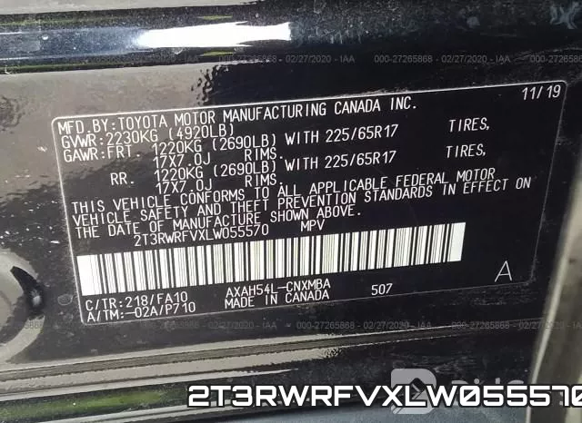 2T3RWRFVXLW055570 фото 10
