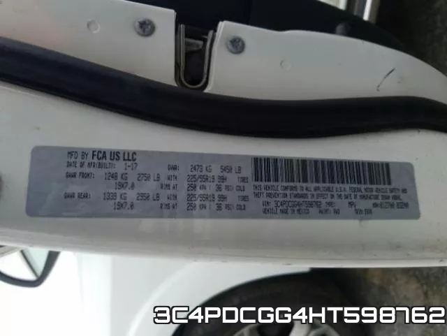 3C4PDCGG4HT598762 фото 2