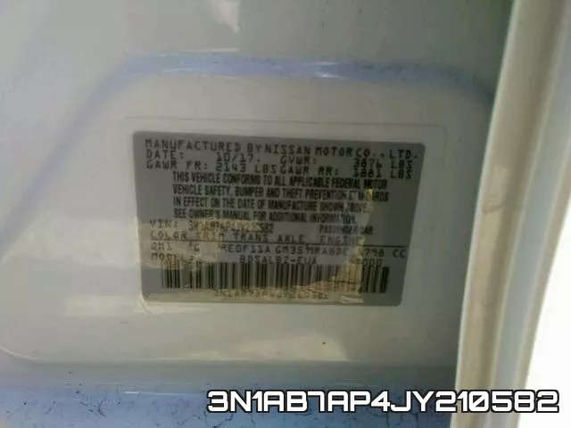 3N1AB7AP4JY210582 фото 2