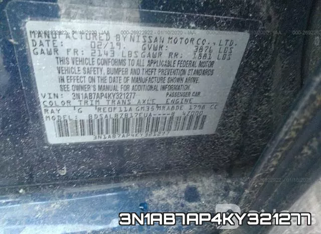 3N1AB7AP4KY321277 фото 10