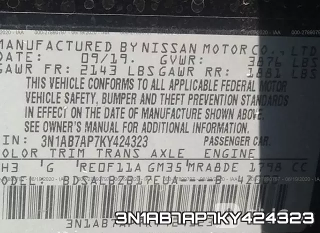 3N1AB7AP7KY424323 фото 10