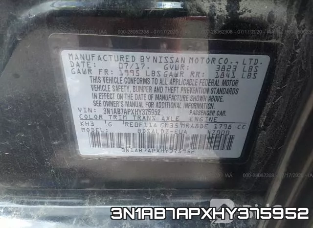 3N1AB7APXHY375952 фото 10
