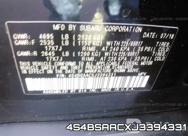 4S4BSAACXJ3394331 фото 10