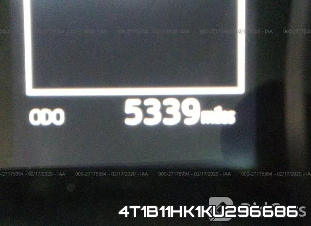 4T1B11HK1KU296686 фото 8