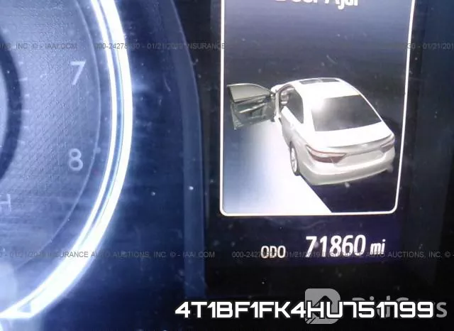 4T1BF1FK4HU751799 фото 7
