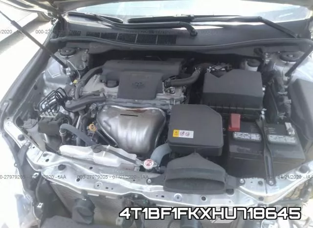 4T1BF1FKXHU718645 фото 2