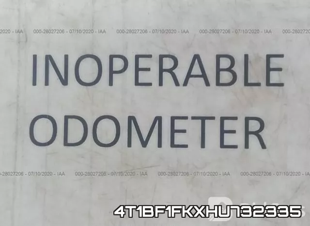 4T1BF1FKXHU732335 фото 8