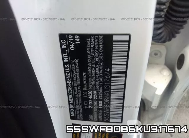 55SWF8DB6KU317674 фото 10