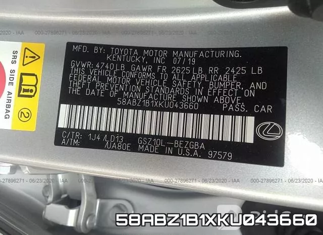 58ABZ1B1XKU043660 фото 10