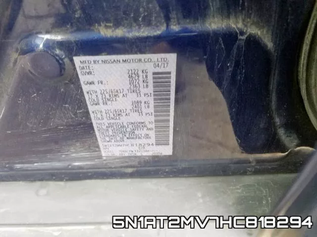 5N1AT2MV7HC818294 фото 2