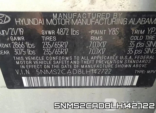 5NMS2CAD8LH142722 фото 10
