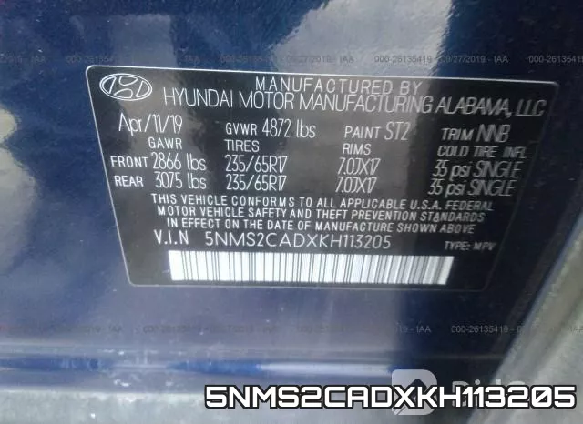 5NMS2CADXKH113205 фото 10