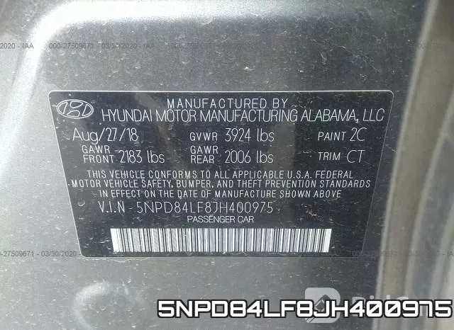 5NPD84LF8JH400975 фото 10
