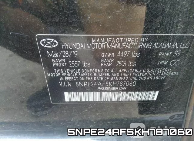 5NPE24AF5KH787060 фото 10