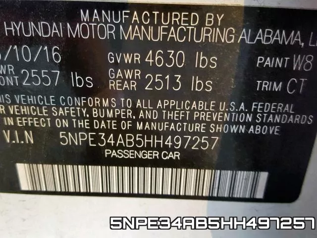 5NPE34AB5HH497257 фото 2