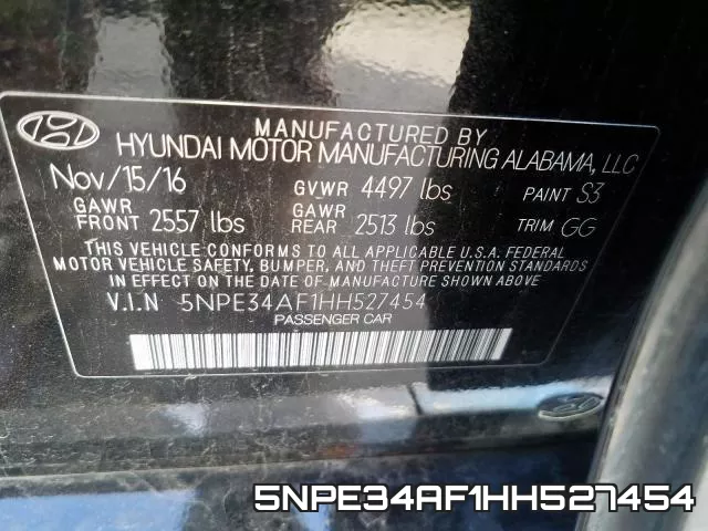 5NPE34AF1HH527454 фото 2