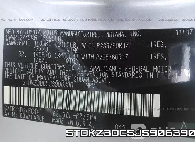 5TDKZ3DC5JS906390 фото 10