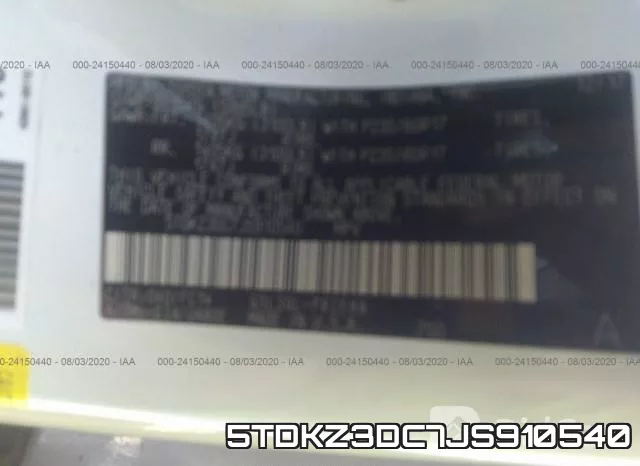 5TDKZ3DC7JS910540 фото 10