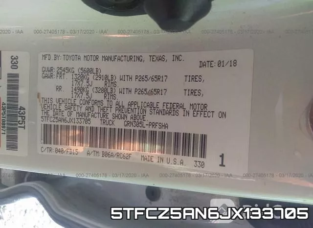 5TFCZ5AN6JX133705 фото 10