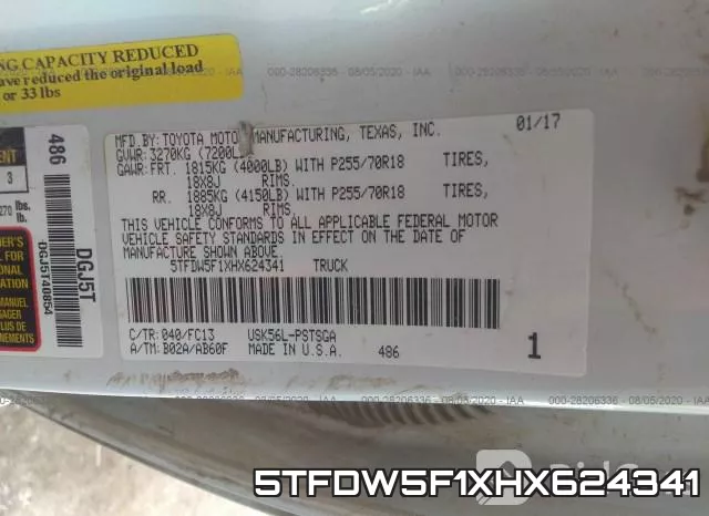 5TFDW5F1XHX624341 фото 10