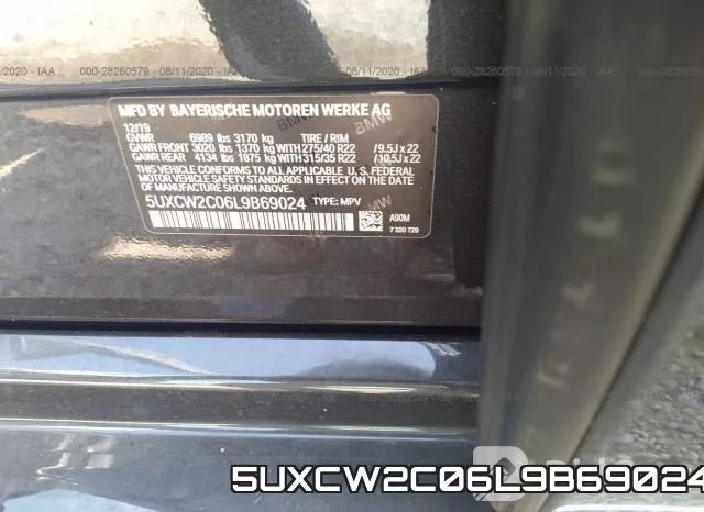 5UXCW2C06L9B69024 фото 10