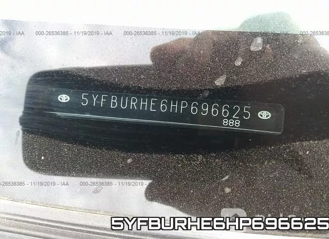 5YFBURHE6HP696625 фото 10