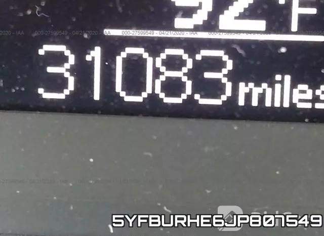 5YFBURHE6JP807549 фото 8